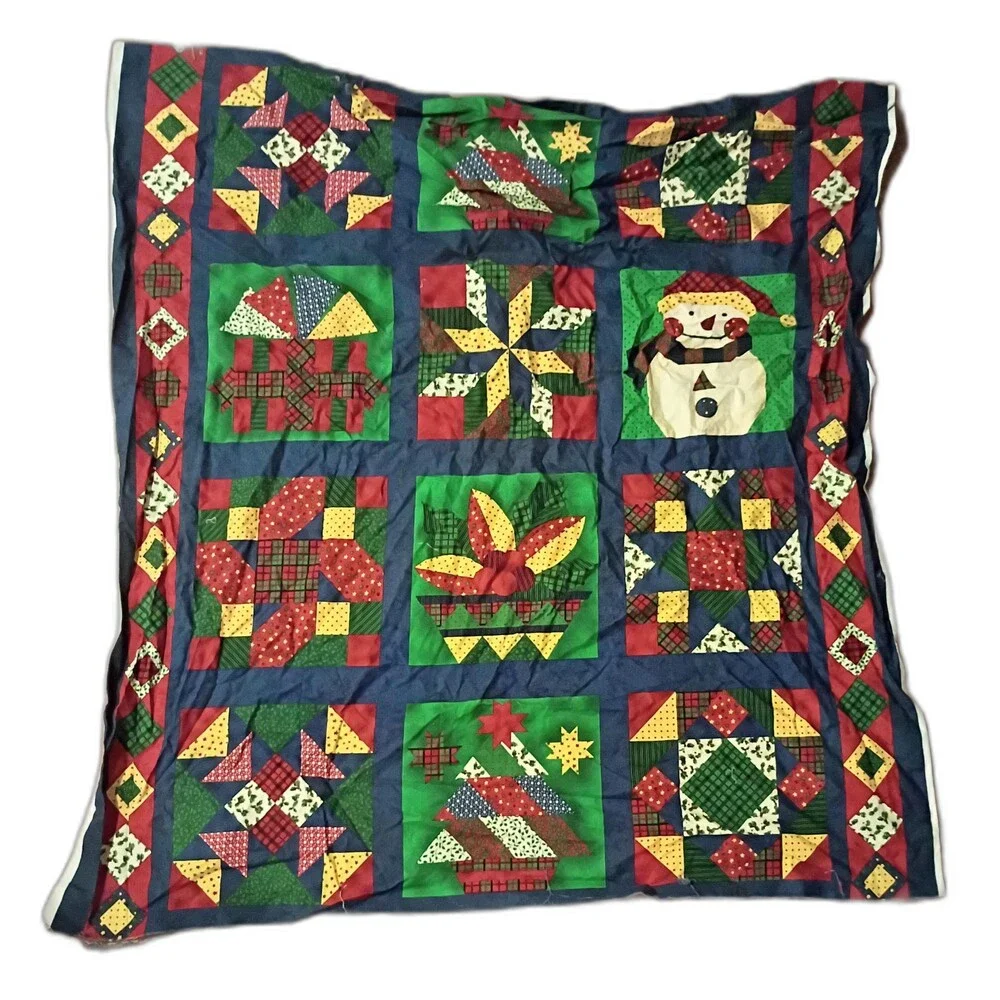 Snowman Christmas Quilt Pattern 